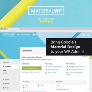 Material WP - Material Design Dashboard Theme