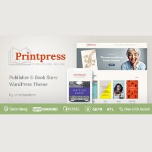 Printpress - Book Publishing WordPress Theme