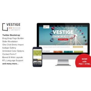 Vestige - Museum Responsive WordPress Theme
